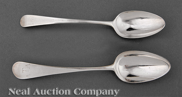 Two Georgian Sterling Silver Spoons