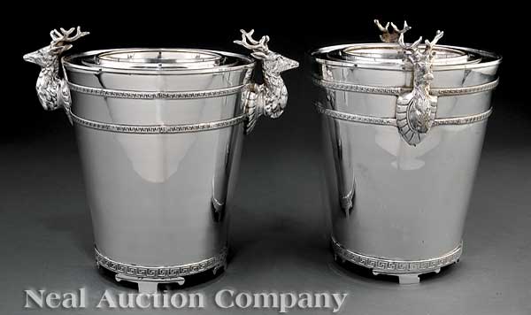 A Pair of Decorative Silverplate 140561