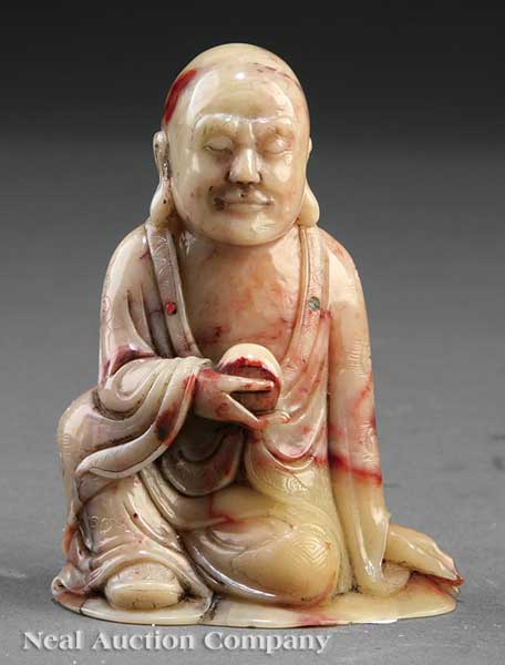 A Chinese Soapstone Figure of a 140574