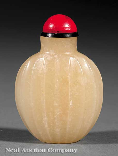 A Chinese Furong Snuff Bottle late