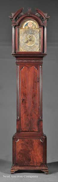 A George III Carved Mahogany Tallcase 140570