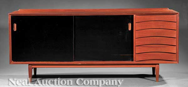 A Danish Modern Teakwood Credenza 14059d