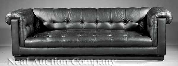 A Fine Leather Chesterfield Sofa 1405a4