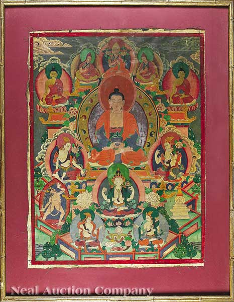 A Tibetan Thankga of Amitabha 19th 1405a8