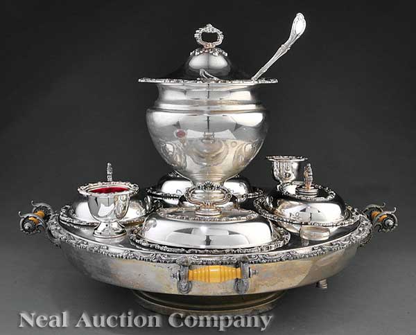 A Silverplate Supper Service 20th