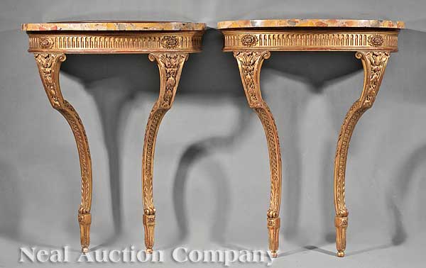 A Pair of Louis XVI Style Carved 14060d
