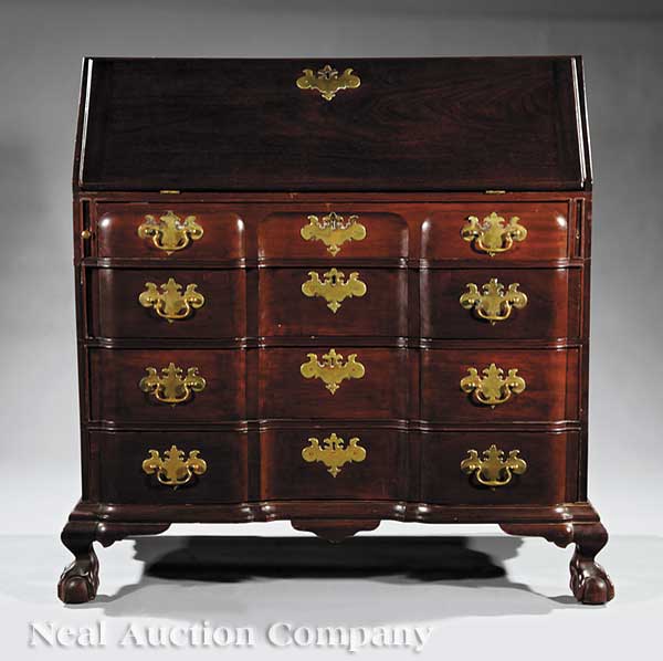 An American Carved Mahogany Blockfront 140616