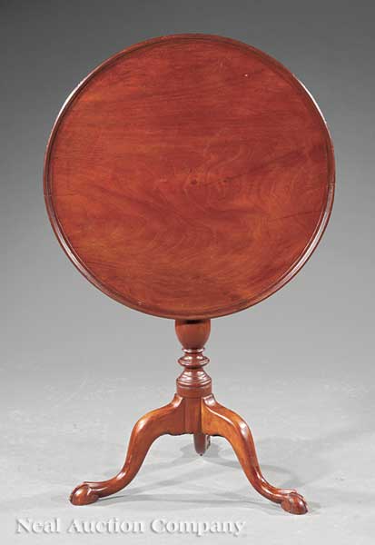 An Antique American Carved Mahogany