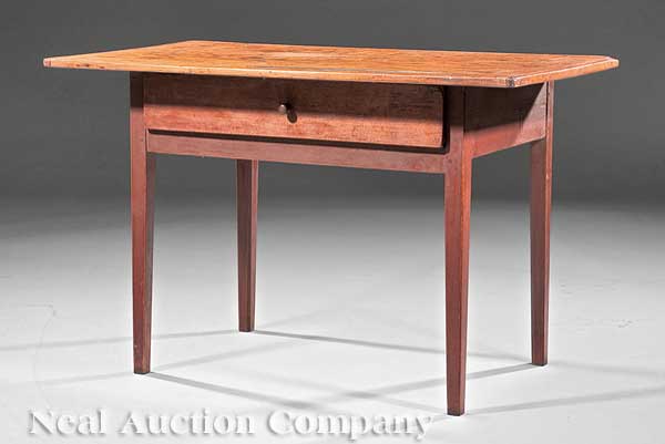 An Antique American Pine Side Table