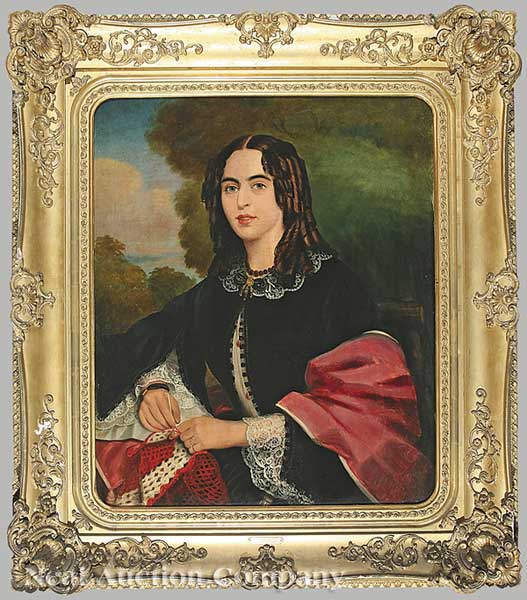 English School mid-19th c. "Portrait