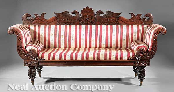 A William IV Carved Mahogany Sofa 140705