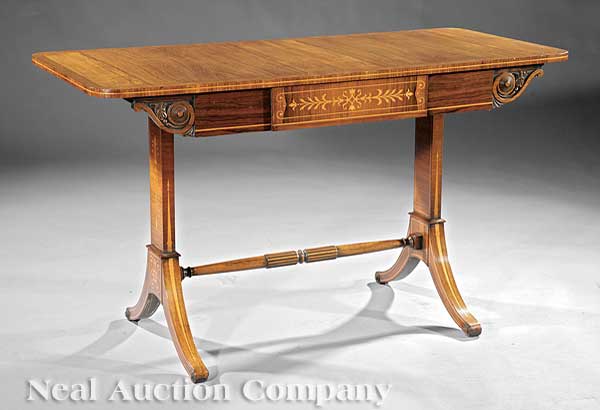 A Regency Style Inlaid Rosewood 140701