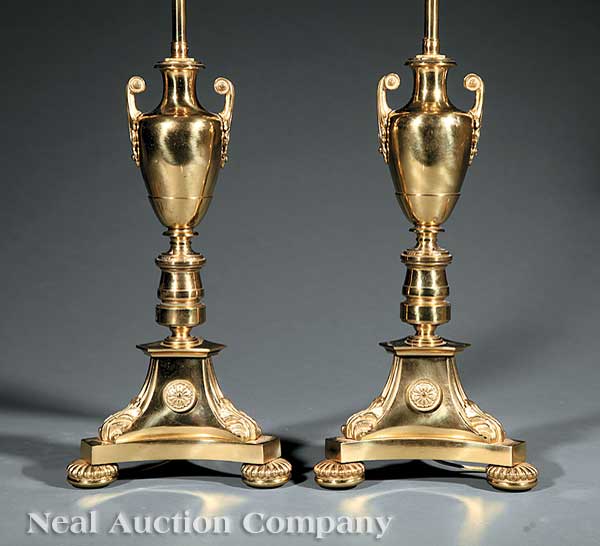 A Pair of English Polished Bronze 140712