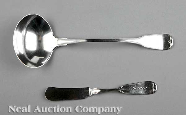 An American Coin Silver Soup Ladle 1407c9
