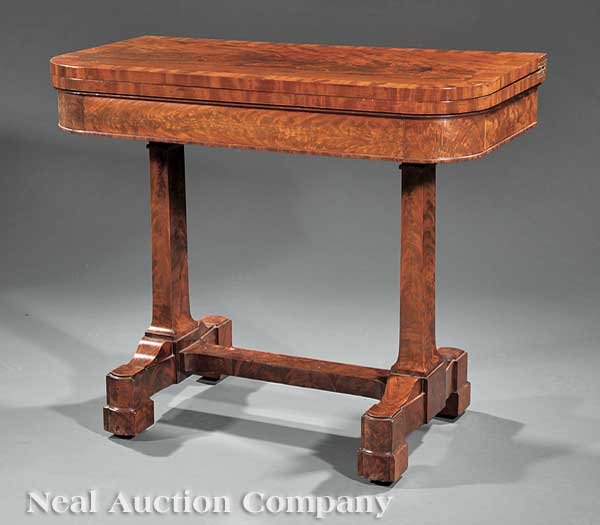 An American Classical Figured Mahogany 140813