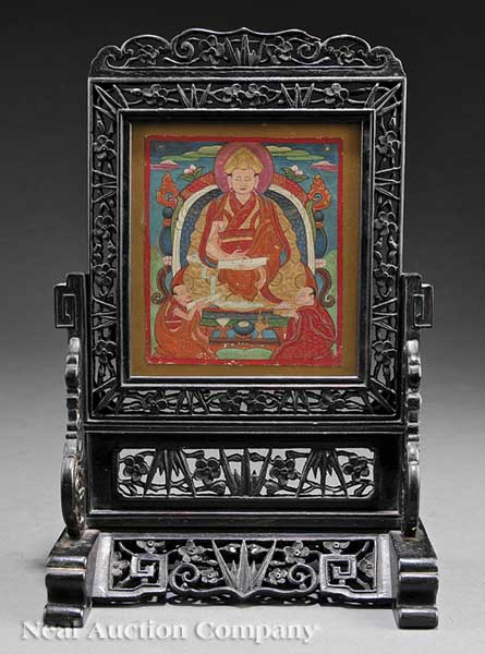 A Mongolian Miniature Buddhist 140845