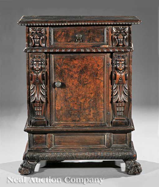 An Italian Carved and Figured Walnut 140854