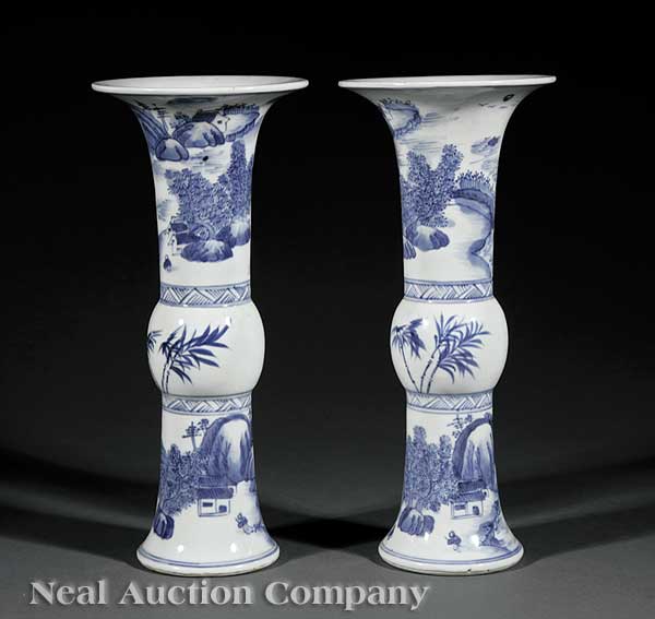 A Pair of Chinese Blue and White 140867