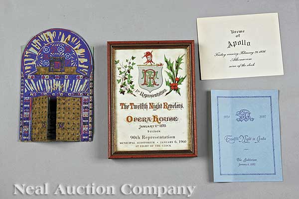  Mardi Gras four ball invitations 1408f2