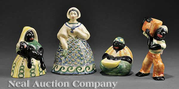 Four Shearwater Art Pottery Figurines 140906
