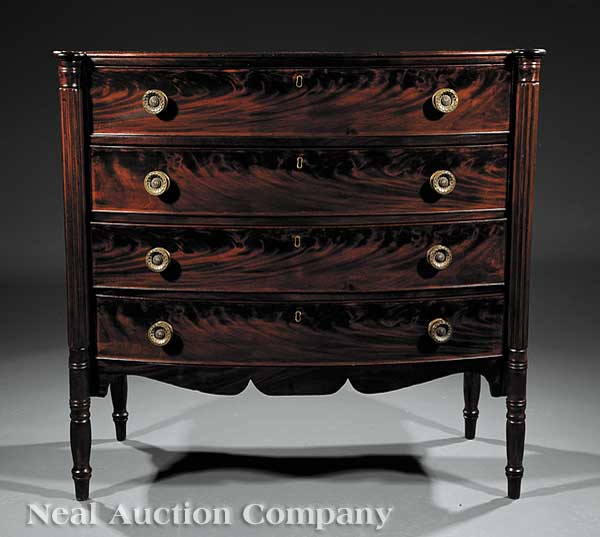 An American Federal Carved Mahogany 140950
