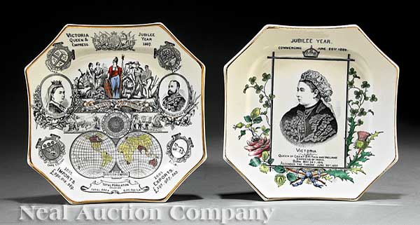 Two English Porcelain Queen Victoria