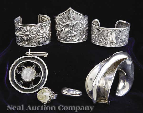 A Group of Contemporary Sterling 140980