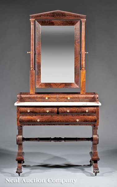 An American Carved Mahogany Dressing 140999