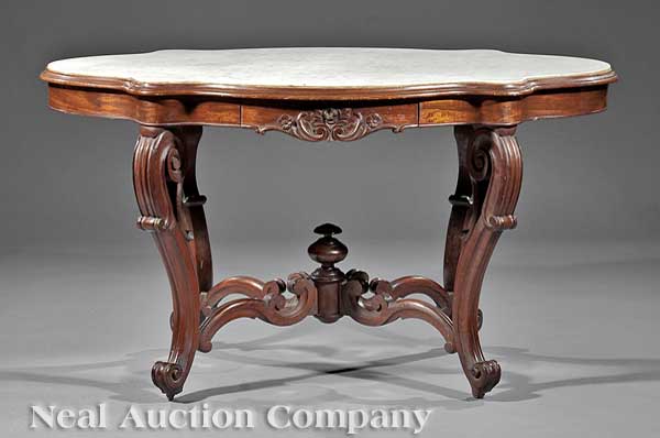 An American Rococo Carved Walnut 1409fa