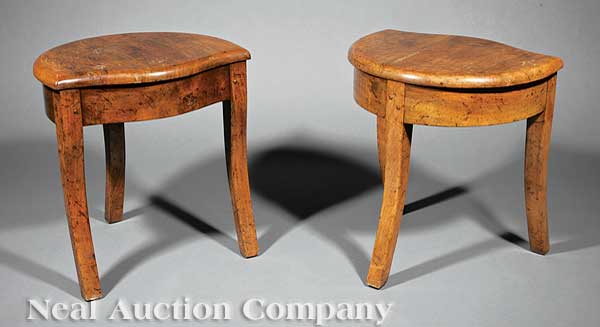 A Pair of Antique Continental Walnut