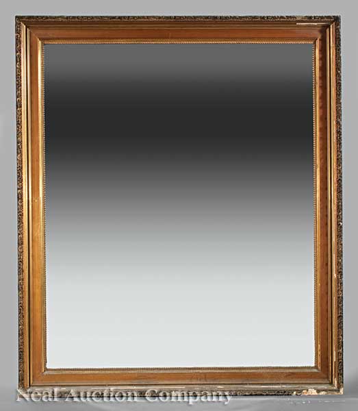 An American Carved and Gilded Mirror