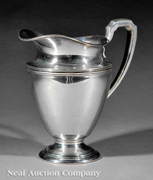 An American Sterling Silver Water Pitcher