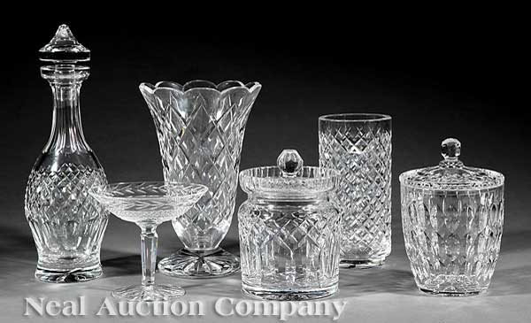 A Group of Cut Crystal Objects 140a40