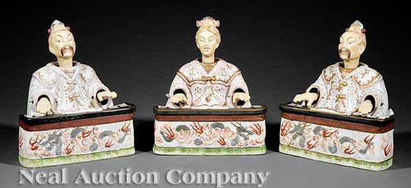 A Suite of Three Japanese Polychrome 140a4d