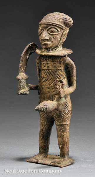 A Nigerian Yoruba Bronze Ogboni