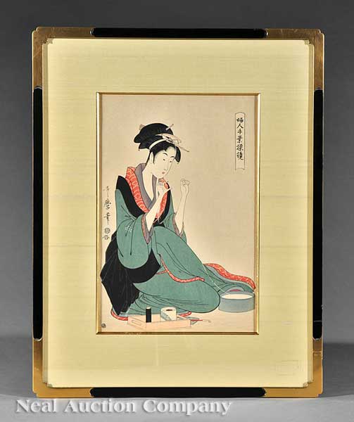 A Japanese Woodblock Print 20th