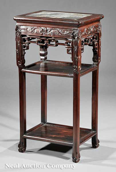 A Chinese Carved Hardwood Tabouret 140a67