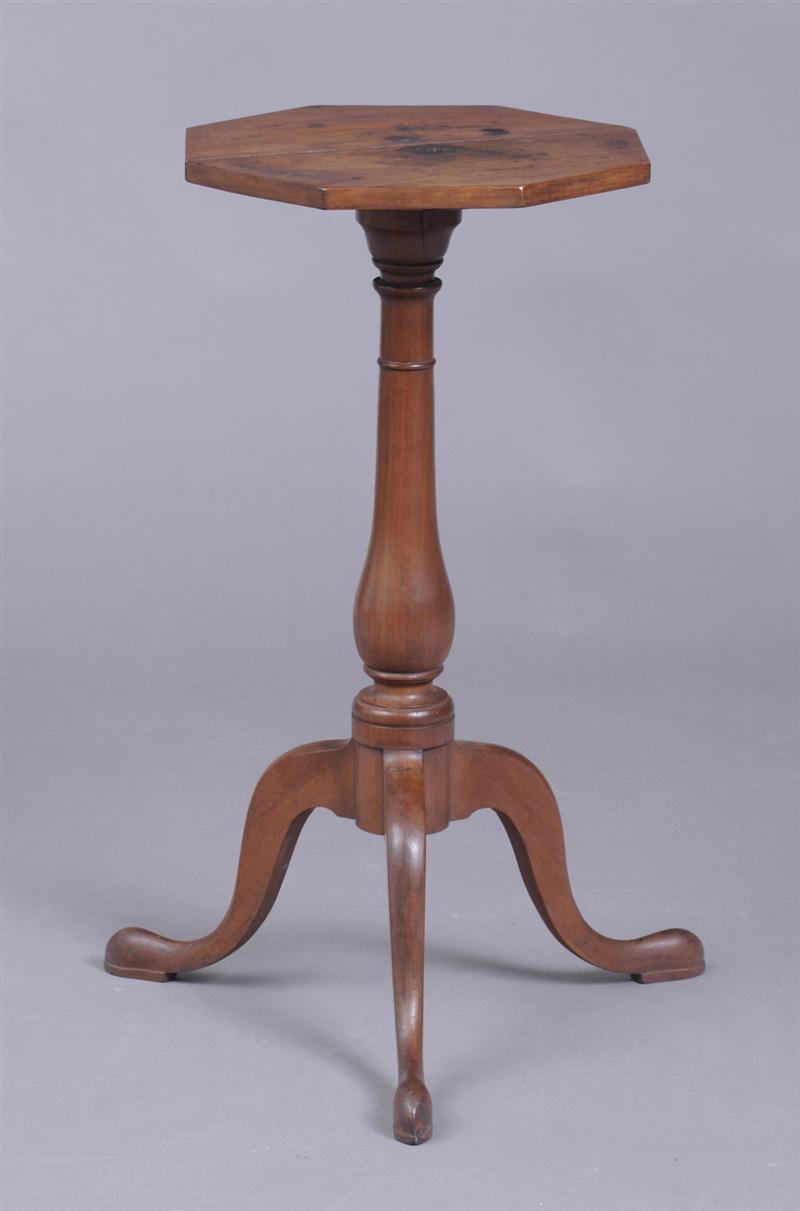 AMERICAN CHIPPENDALE CHERRY TRIPOD 140af3