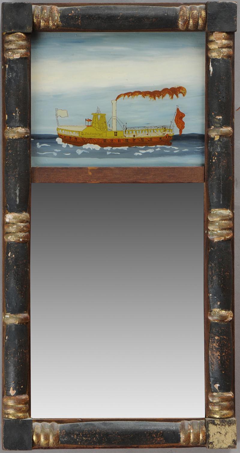 FEDERAL MIRROR WITH REVERSE-PAINTED