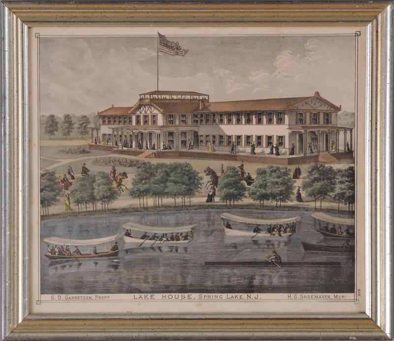 TWO NEW JERSEY VIEWS Hand-colored engravings.