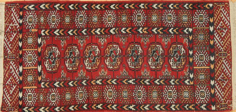 TWO PAKISTANI TURCOMAN RUGS The 140b4f