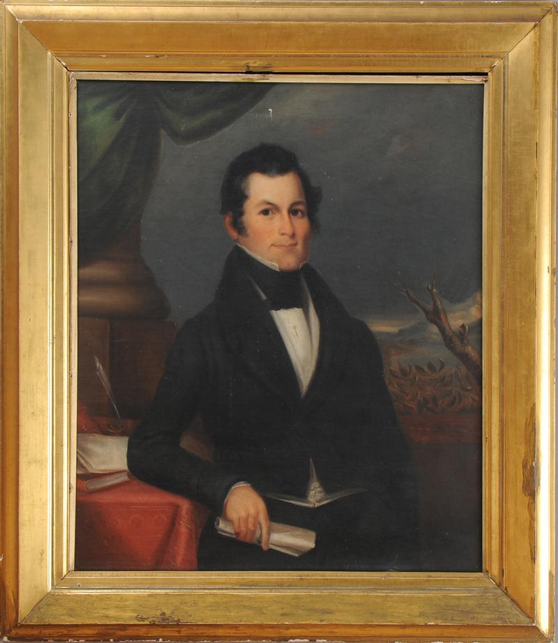 CHARLES COHILL MID 19TH C.: PORTRAIT