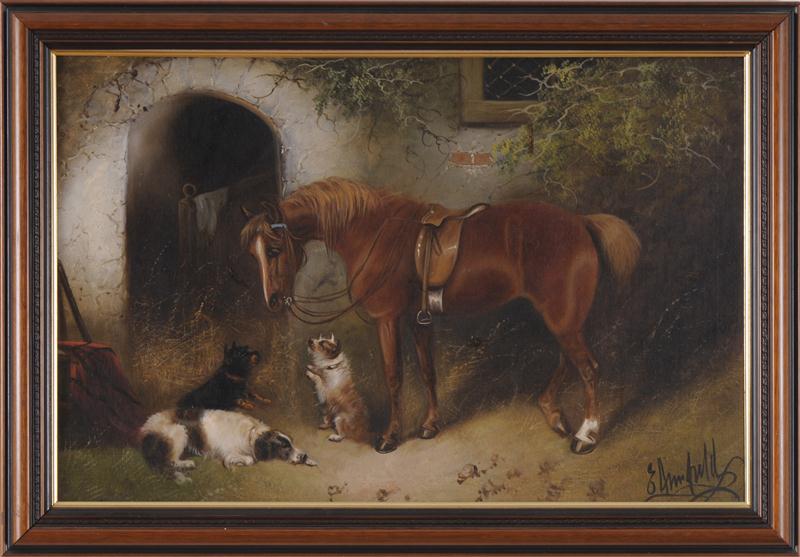 EDWARD ARMFIELD (1817-1896): HORSE WITH