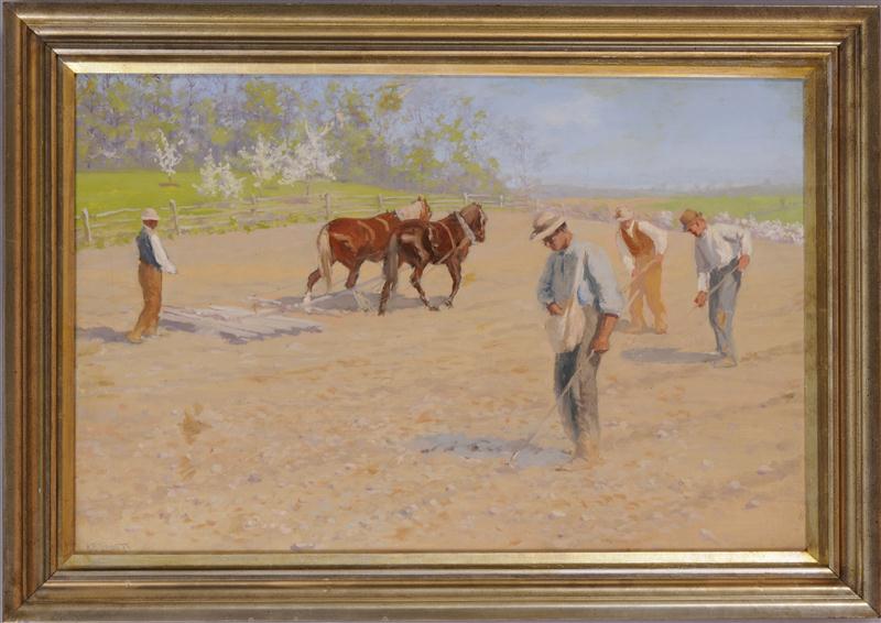 A.B. FROST (1851-1928): SEEDING THE