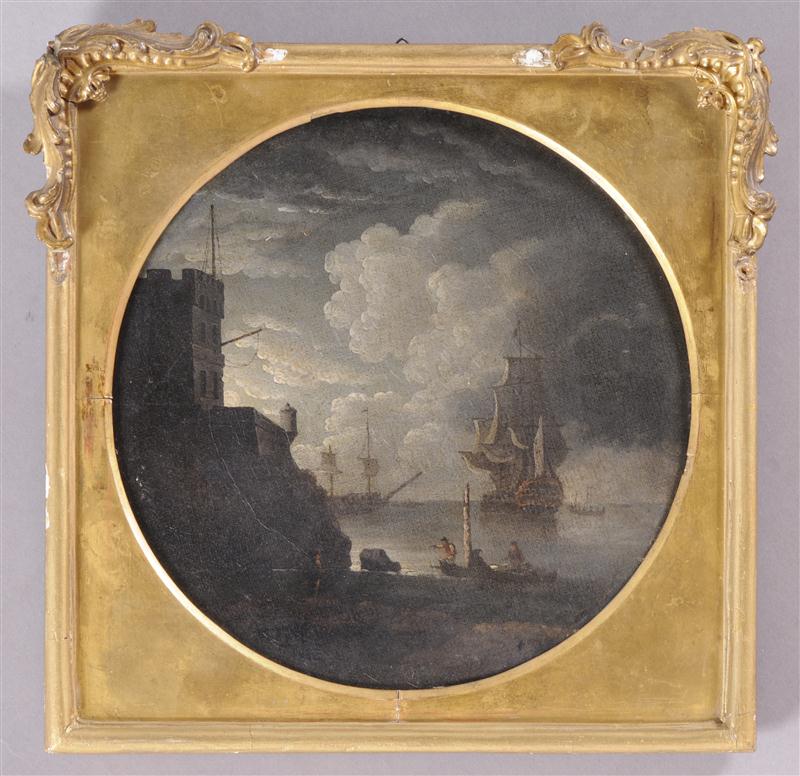 EUROPEAN SCHOOL: MOONLIT PORT Oil