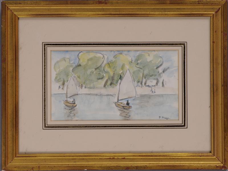 PAUL MAZE 1887 1979 SAIL BOATS 140c2d