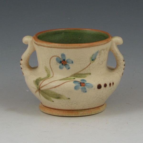 Weller Bonito handled vase with floral