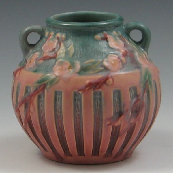 Roseville Cherry Blossom Vase marked 143adb