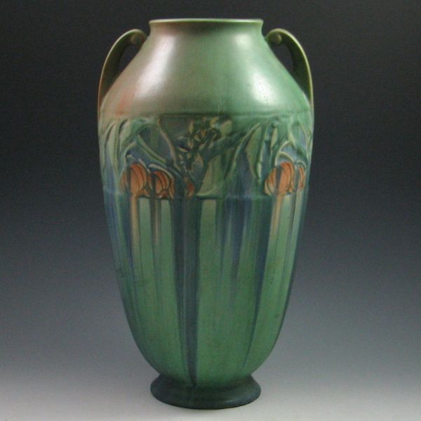 Roseville Baneda Vase green marked 600