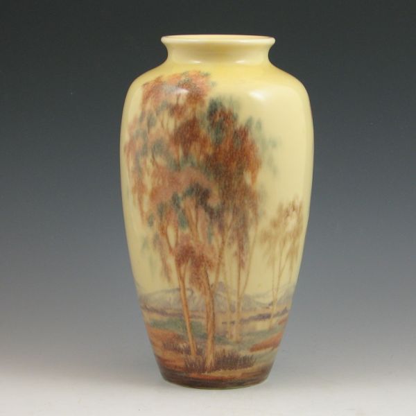 Rookwood vase from 1938 with scenic